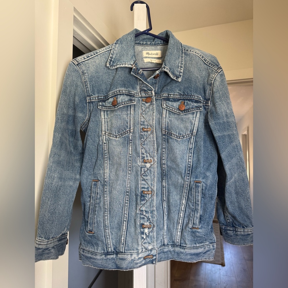 Madewell oversized denim jacket
